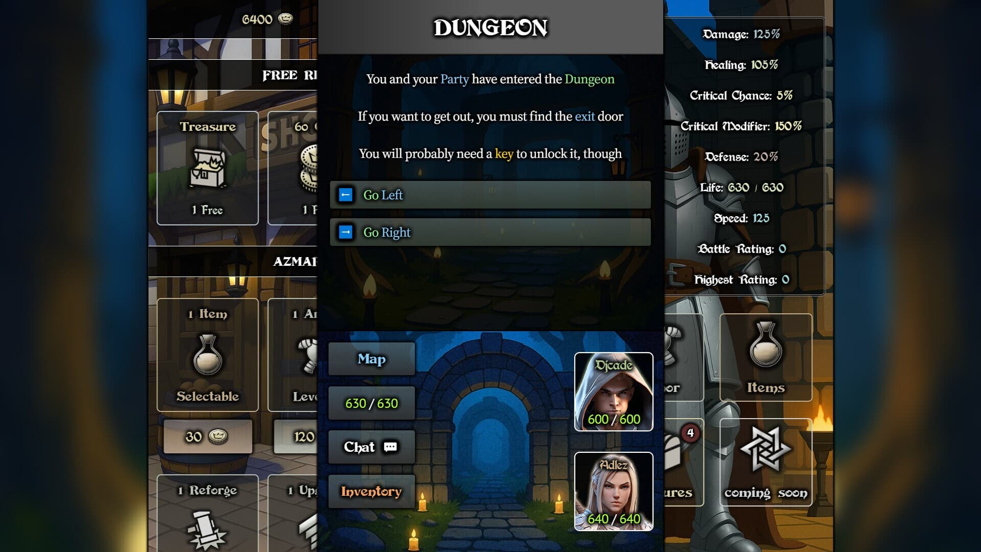 Azmar Quest - Text Based RPG