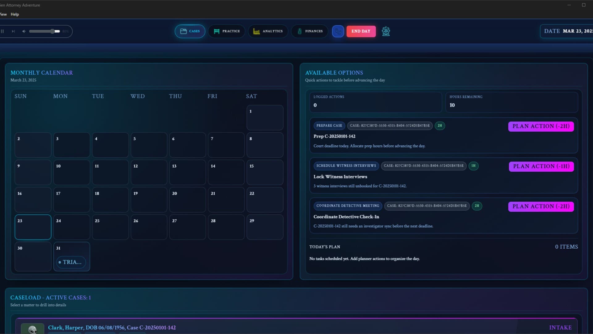 Alien Attorney Adventure