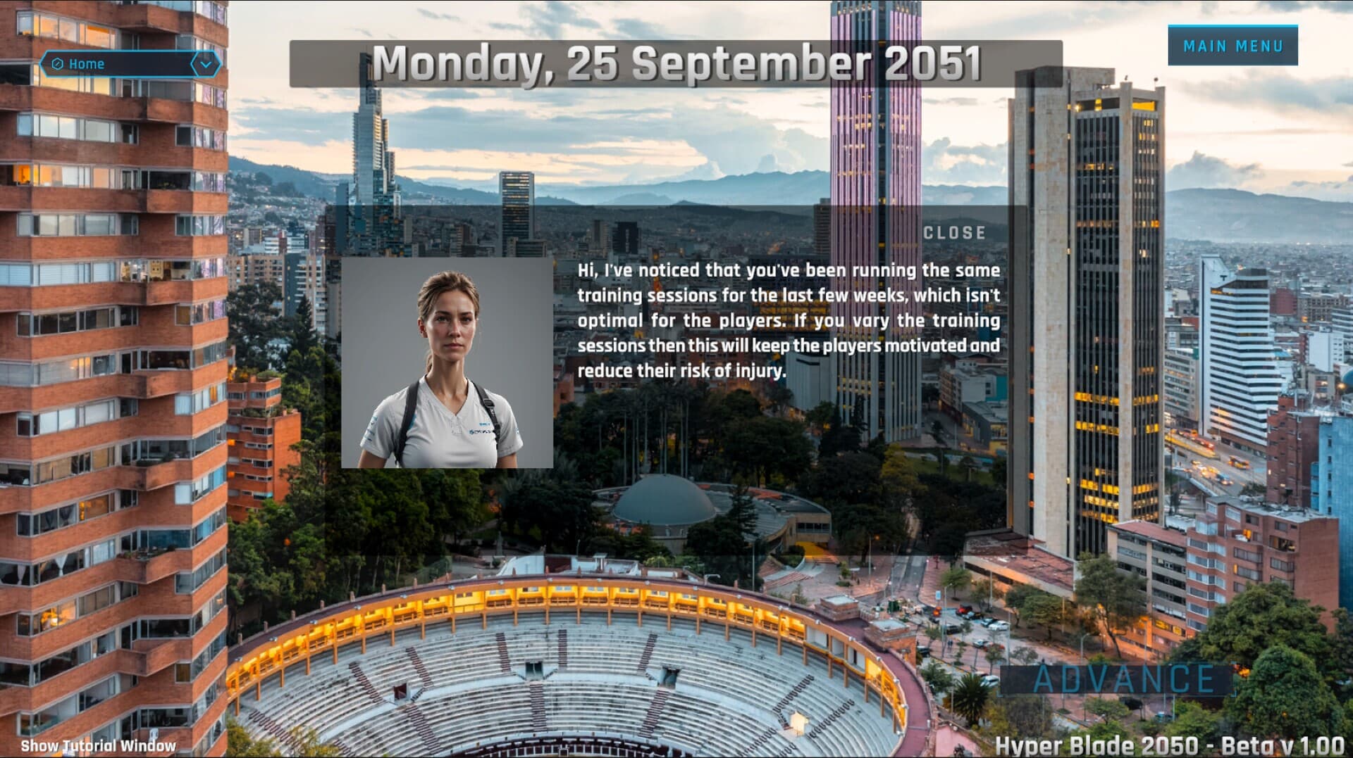 HyperBlade 2050 - Dystopian Sports Manager