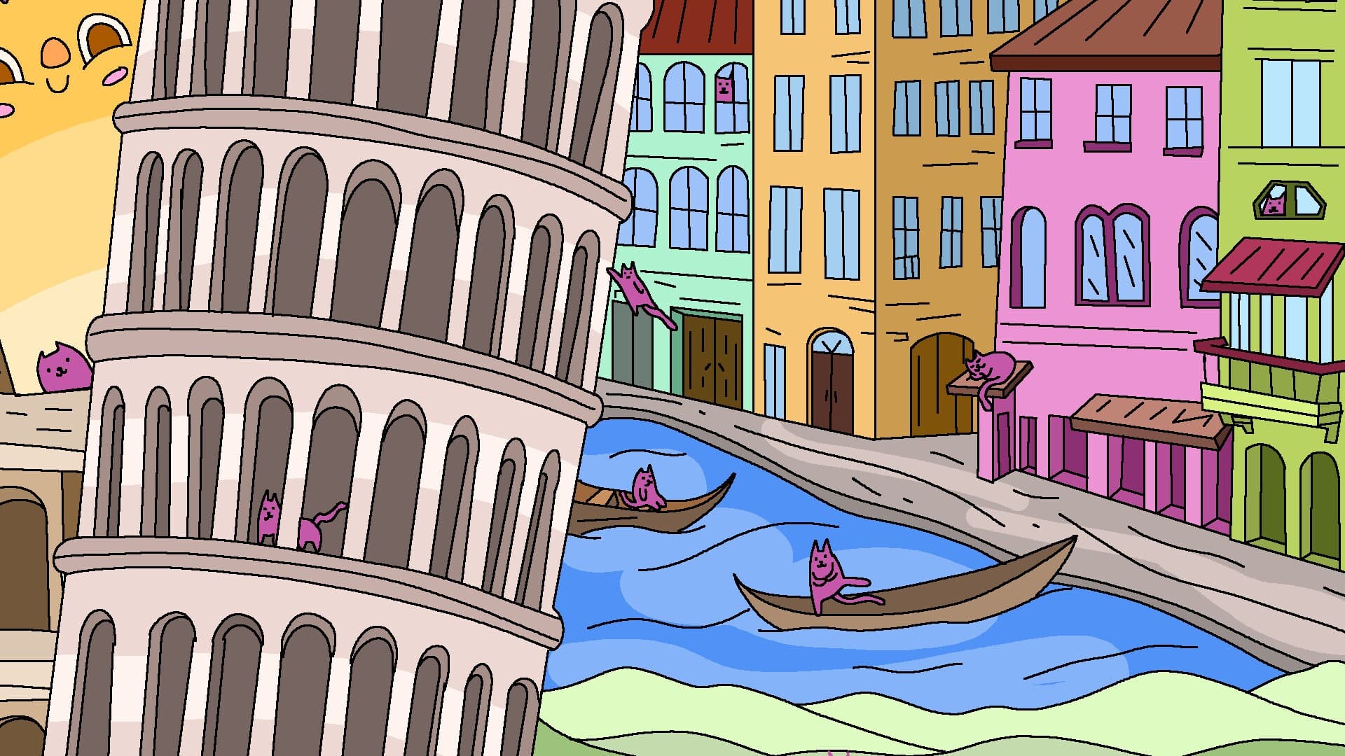 100 Cats Lost in Italy Find & Color