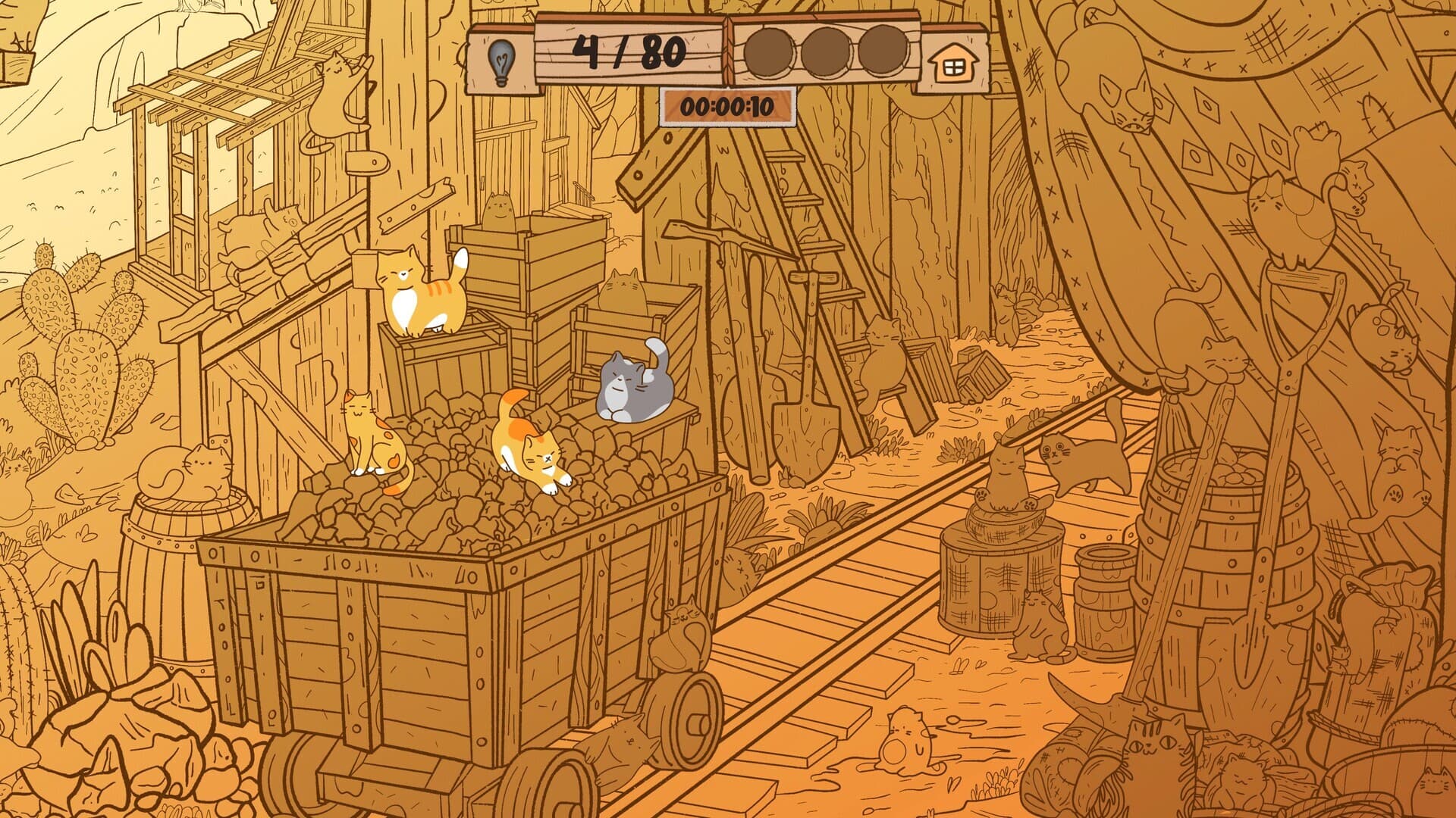 Cats Visiting Wild West