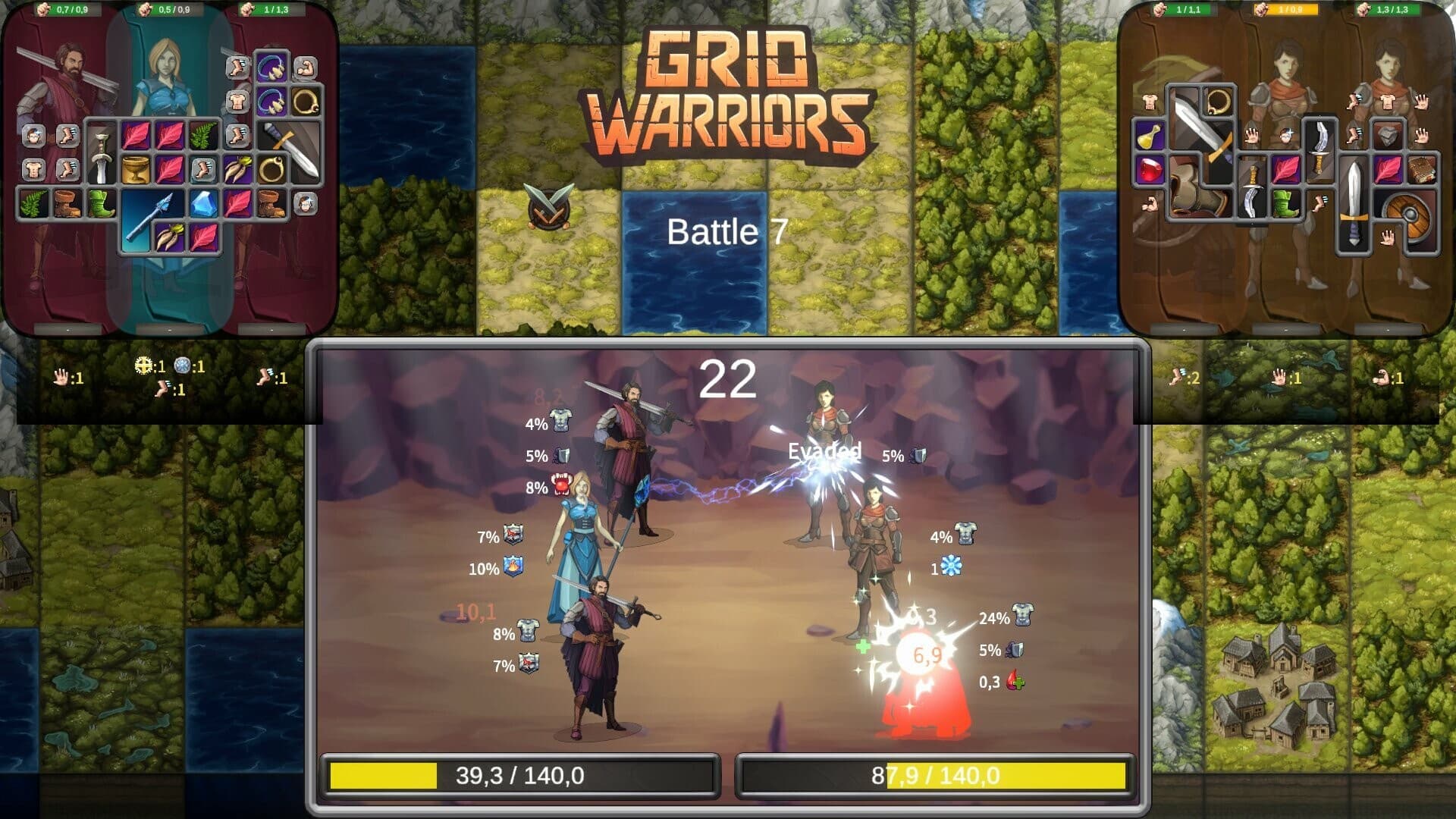Grid Warriors: Battles