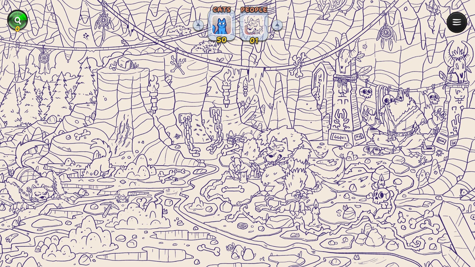 Hidden Cats in Spooky Village