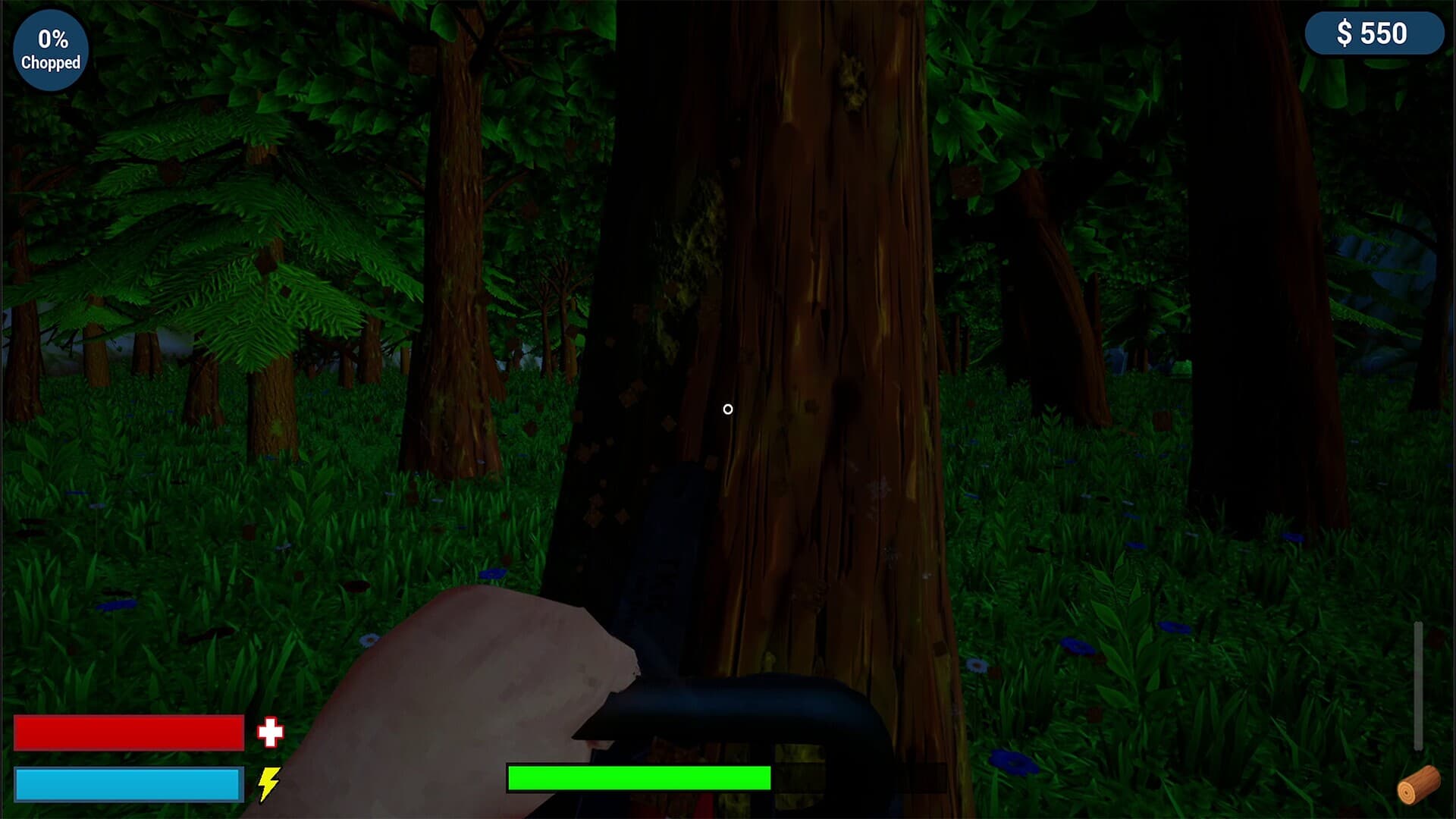 A Game About Cutting A Tree