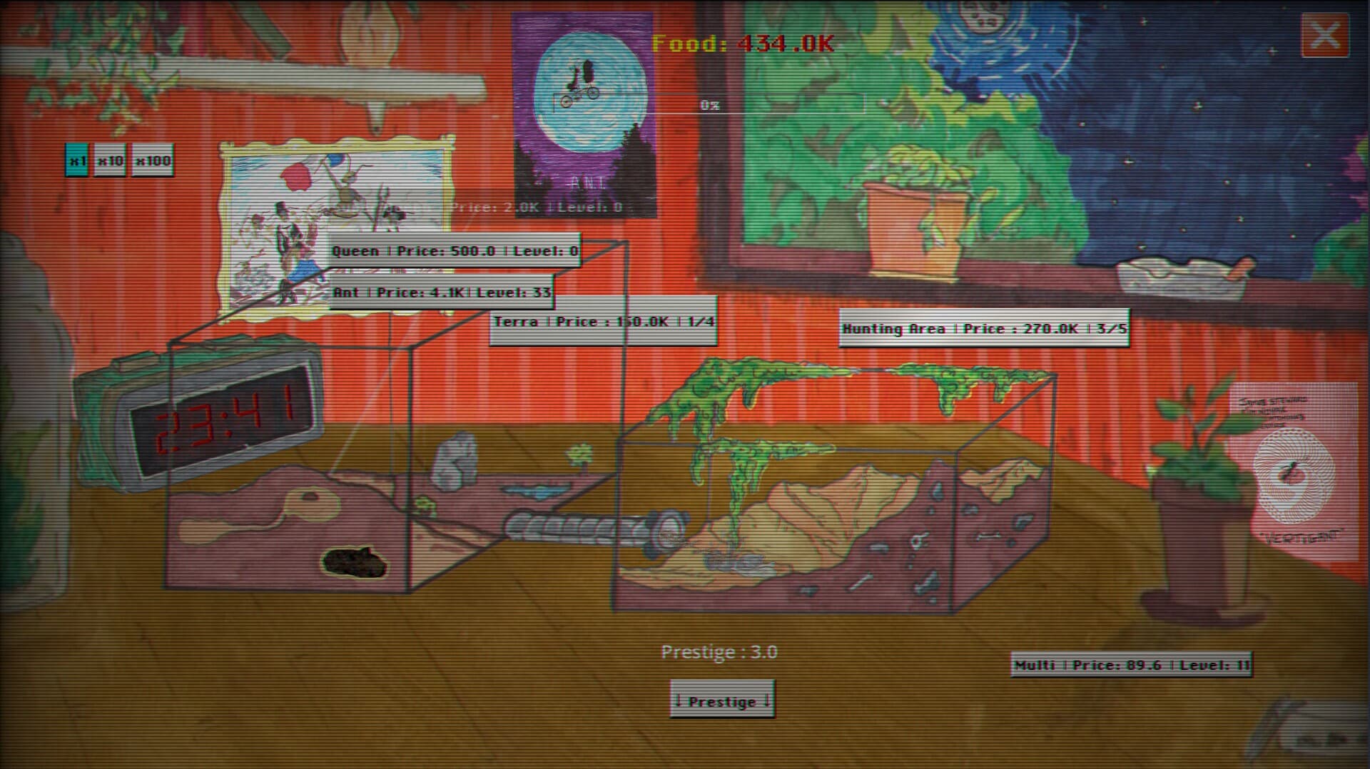 Idleant - an idle game about ant