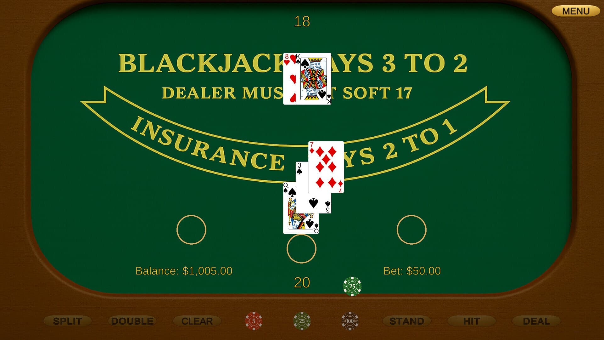 Classic Blackjack