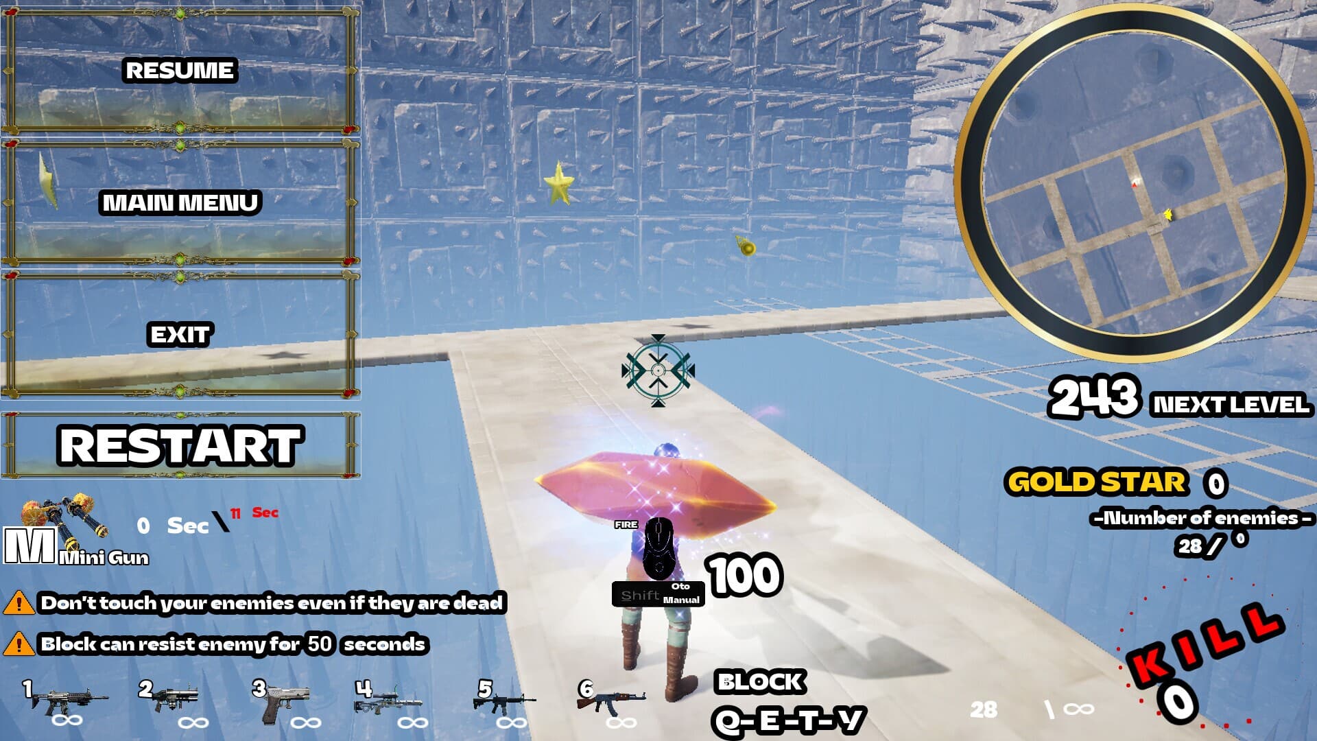 Protecting the diamond